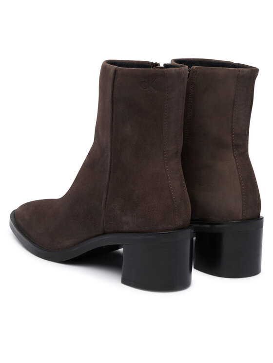 Calvin Klein Botki Calvin Klein HW0HW02592 Brązowy