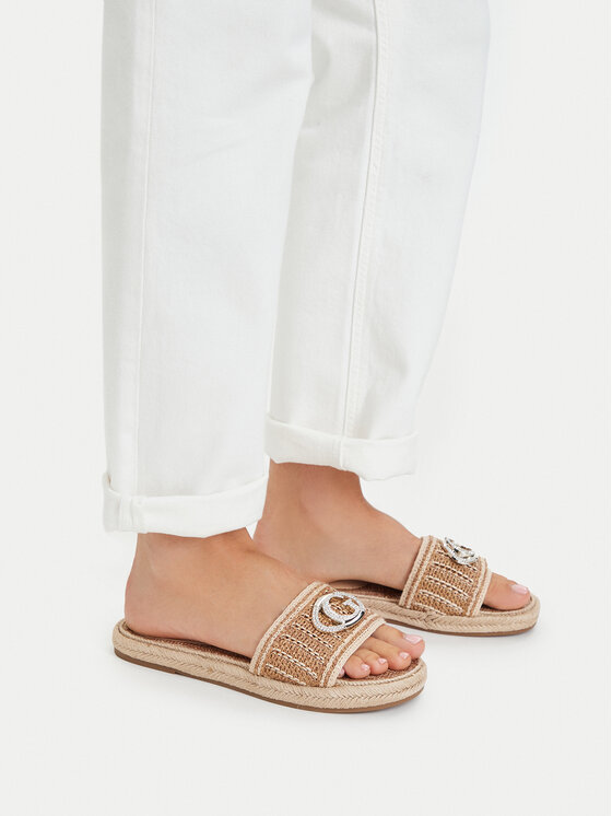 Guess Espadryle Guess FLJKLI FAB03 Beżowy