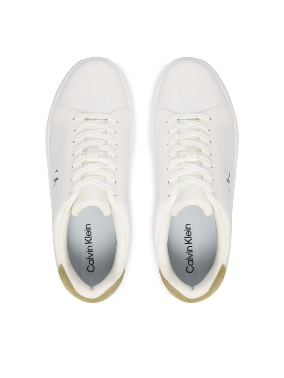 Calvin Klein Superge Calvin Klein Classic Cupsole Laceup Lth YM0YM01435 Bela