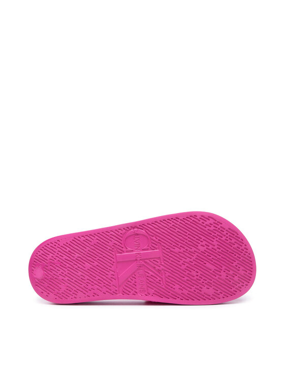 Calvin Klein Jeans Papucs Calvin Klein Jeans Slide Institutional Ck Tpu YW0YW00104 Rózsaszín