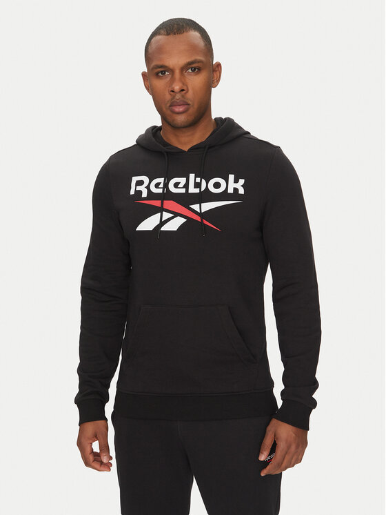 Reebok Reebok Sudadera Identhlty Big Logo 100221781 Negro Regular Fit