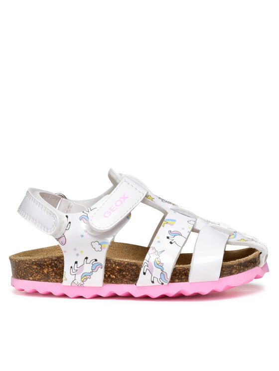 Geox Sandále Geox B Sandal Chalki B452RA 0FCHH C1000 M Biela