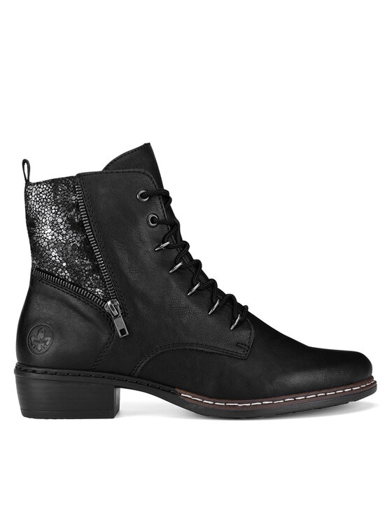 Rieker Ghete Rieker Y0800-00 Negru