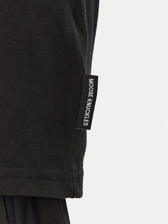 Moose Knuckles Moose Knuckles Футболка Dalon M15MT733 Чорний Regular Fit