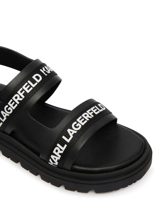 KARL LAGERFELD Sandále KARL LAGERFELD Z31176 M Čierna