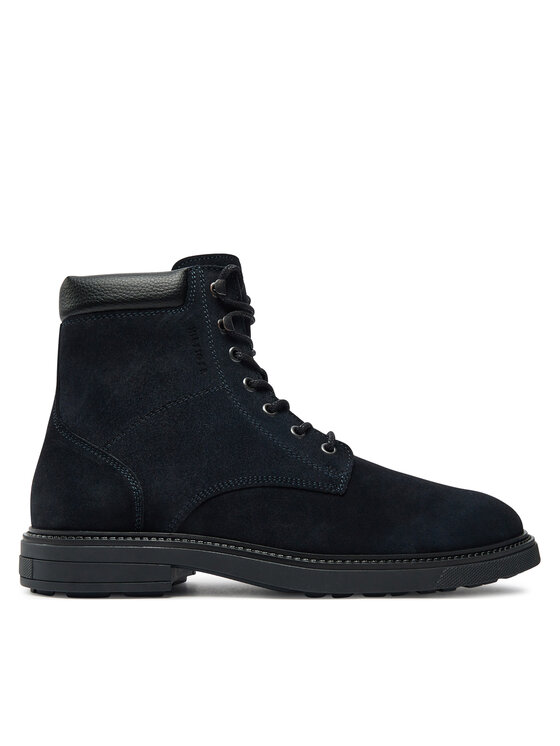 Tommy Hilfiger Zimske čizme Tommy Hilfiger Outdoor Suede FM0FM05193 Tamnoplava