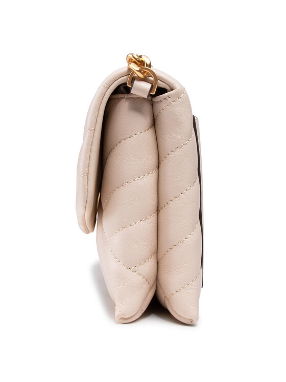 Tory Burch Сумка Tory Burch Kira Chevron Chain Wallet 64068 Бежевий