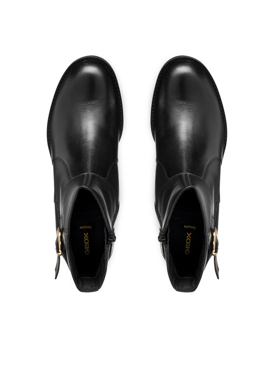 Geox Členková obuv Geox D Serilda 60 D56XXA 00043 C9999 Čierna