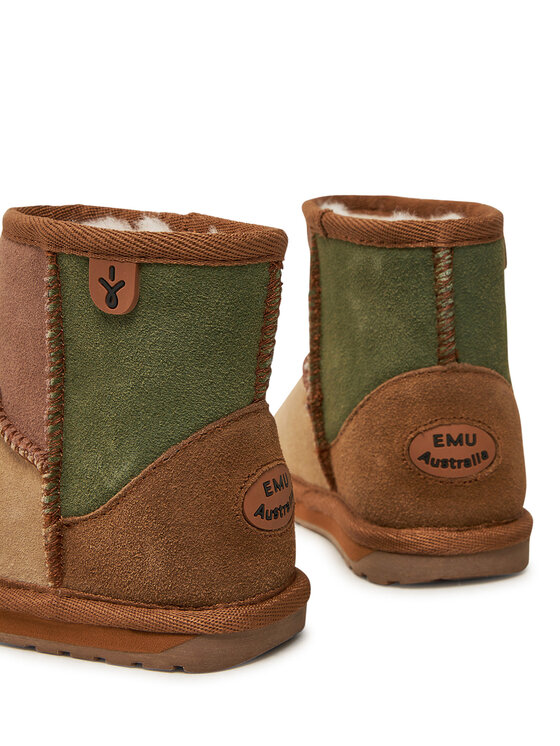 EMU Australia Sniego batai EMU Australia Wallaby Mini Patchwork K13105 Smėlio
