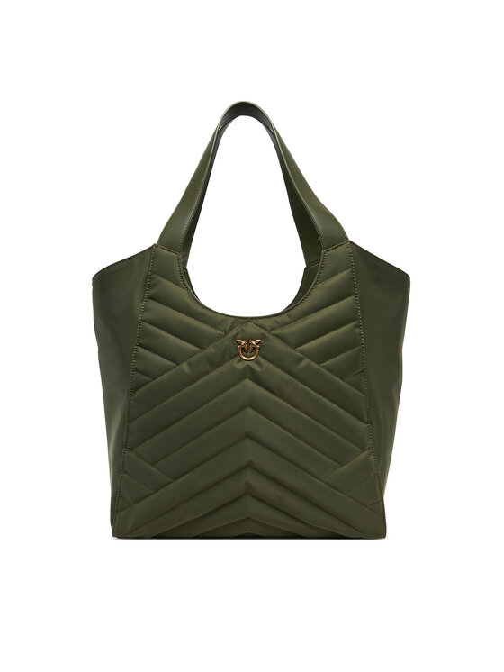 PINKO Kabelka PINKO Tote Bag Puzzle 104536 A1EU Z99Q Zelená