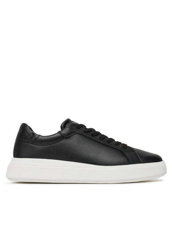 Calvin Klein Sneakers Calvin Klein Low Top Lace Up Lth HM0HM01016 Nero