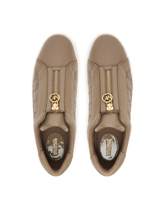 MICHAEL Michael Kors Αθλητικά MICHAEL Michael Kors Keaton Zip Slip On 43T5KTFP5L Μπεζ