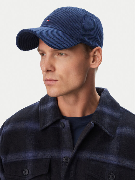 Tommy Hilfiger Șapcă Tommy Hilfiger Flag Cord 6 Panel AM0AM14530 Bleumarin