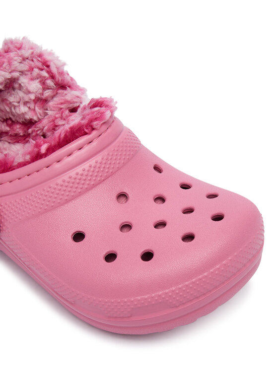 Crocs Nazouváky Crocs Classic Fleece Lined Clog T 212857 Růžová