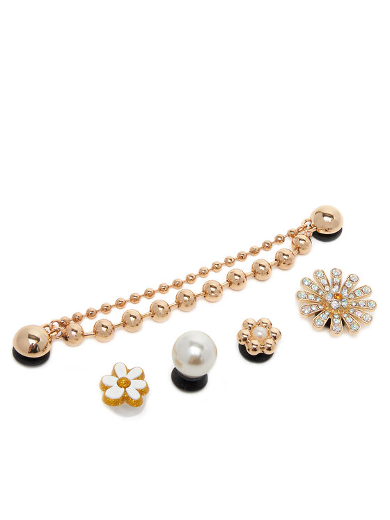 Crocs Apavu rotājums Crocs PRETTY IN GOLD 5 PACK 10014866 Zelta