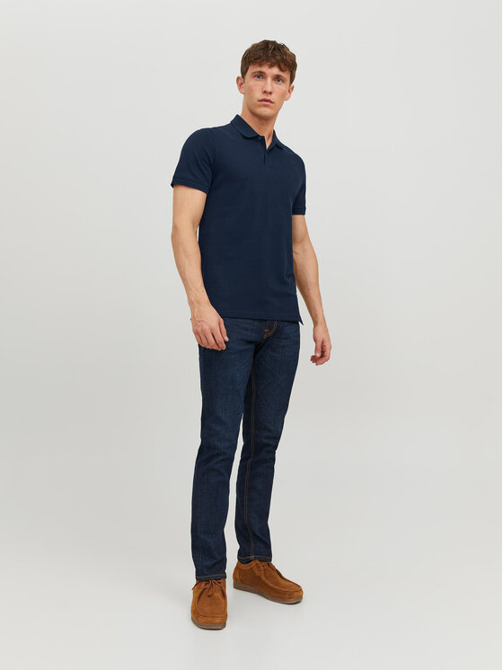 Jack & Jones Jack & Jones Polo Basic 12136516 Blu scuro Slim Fit