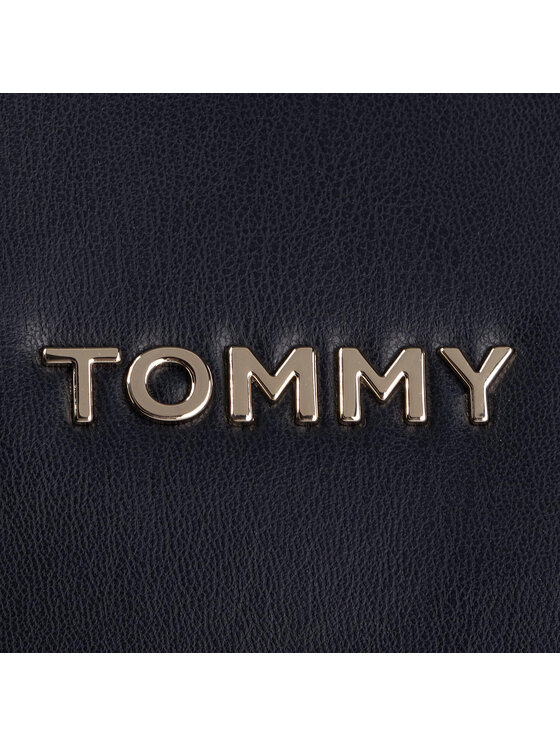 Tommy Hilfiger Táska Tommy Hilfiger Iconic Tommy Tote AW0AW07428 Sötétkék