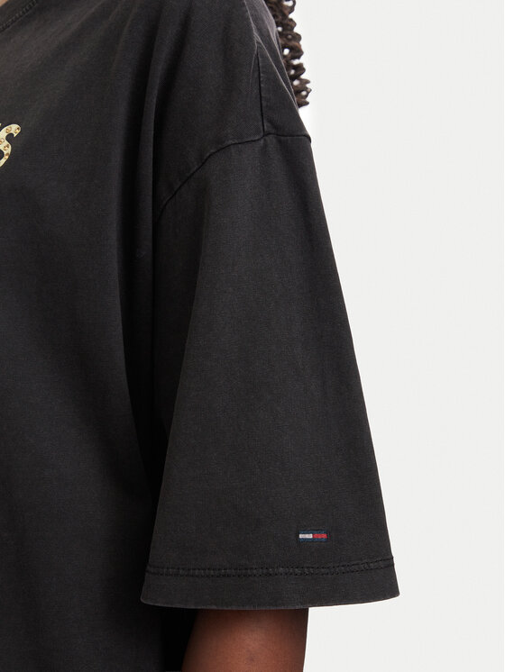 Tommy Jeans Tommy Jeans Camiseta DW0DW22803 Negro Oversize