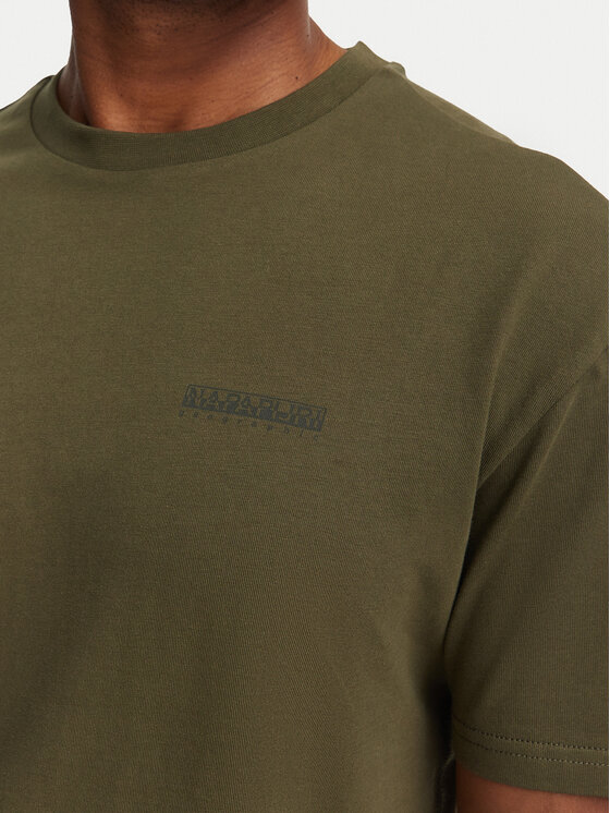 Napapijri Napapijri Camiseta Yourte NP0A8AU2 Verde oscuro Relaxed Fit