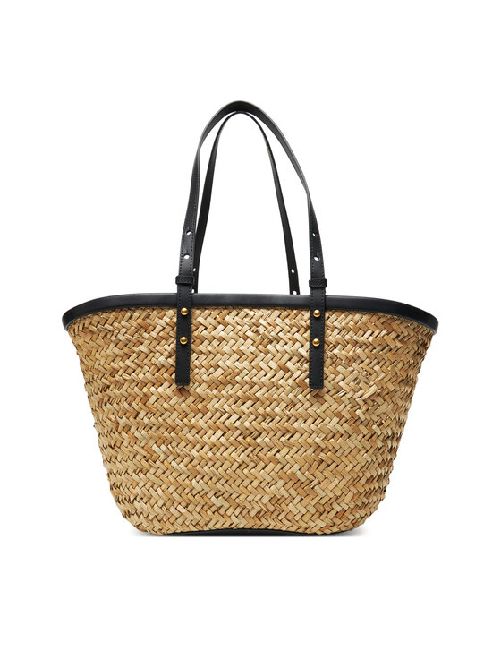 PINKO Дамска чанта PINKO Love Summer Basket PE 25 PLTT 103324 A1RL Бежов