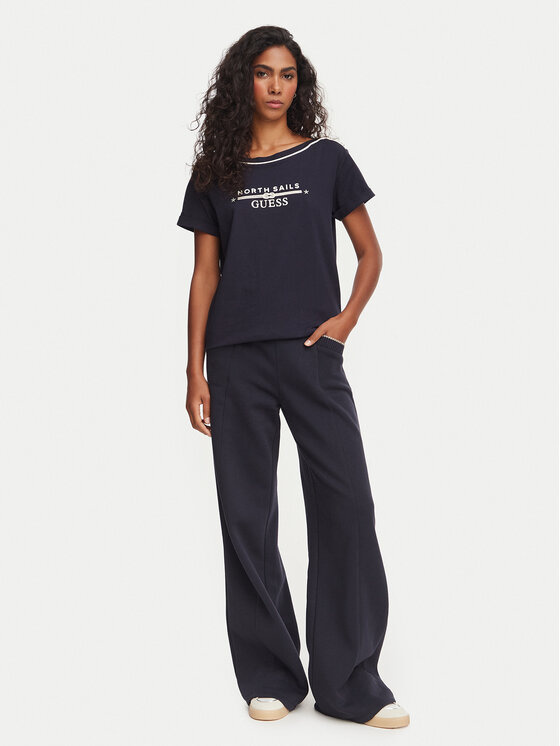 Guess Guess T-Shirt W6YI58 K5317 Σκούρο μπλε Regular Fit