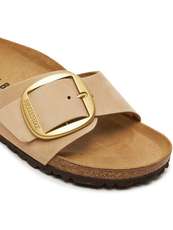 Birkenstock Шльопанці Birkenstock Madrid Big Buckle 1024009 Бежевий