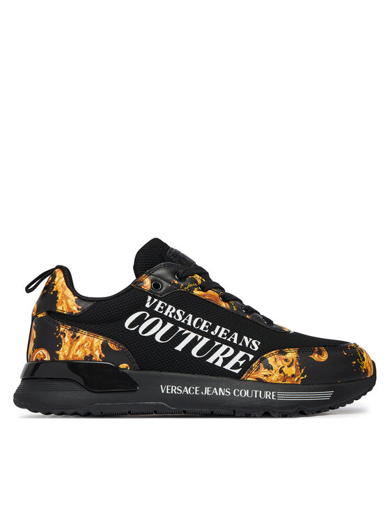 Versace Jeans Couture Снікерcи Versace Jeans Couture 80YA3SA5 Чорний