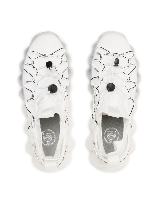 Plein Sport Снікерcи Plein Sport The Bubble Gen.X.02 Tiger SACS USC0432 STE003N Білий