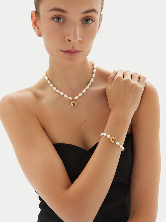 Guess Rokassprādze Guess JUBB03 342JWGS Balts