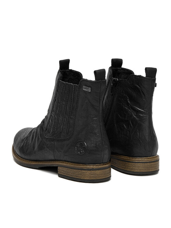 Rieker Polokozačky Rieker 74855-00 Černá