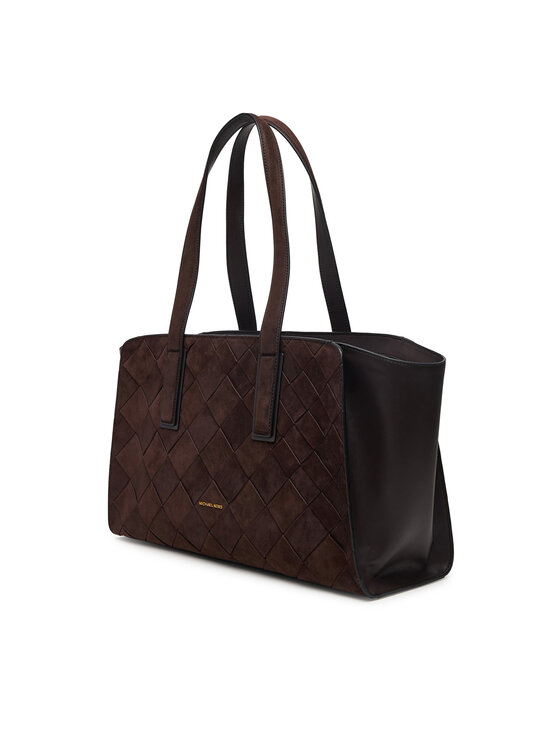 MICHAEL Michael Kors Τσάντα MICHAEL Michael Kors Hudson 33F6GHDT3X Σκούρο καφέ