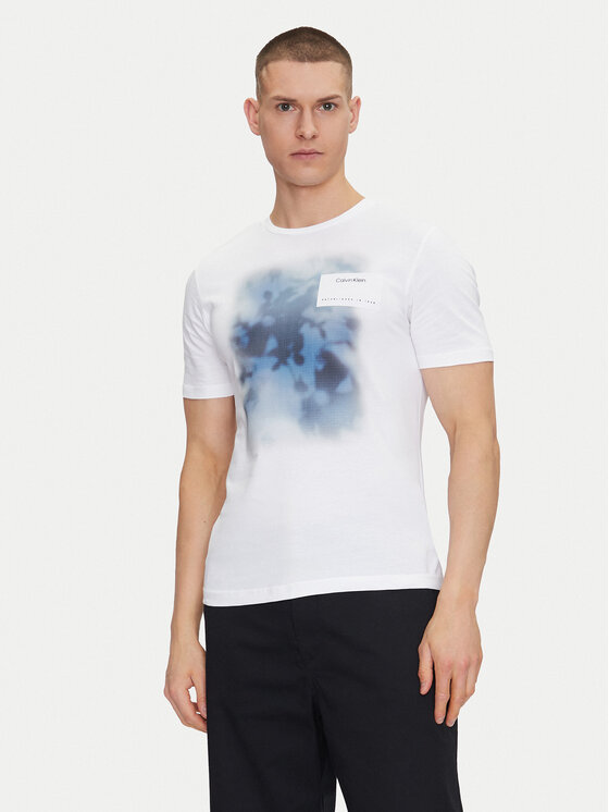 Calvin Klein Calvin Klein T-Shirt Photo Print K10K114157 Λευκό Regular Fit