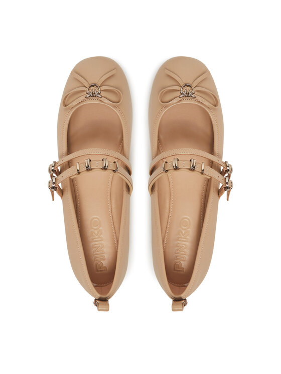 PINKO Балетки PINKO Gioia 09 SD0297 P003 Бежевий