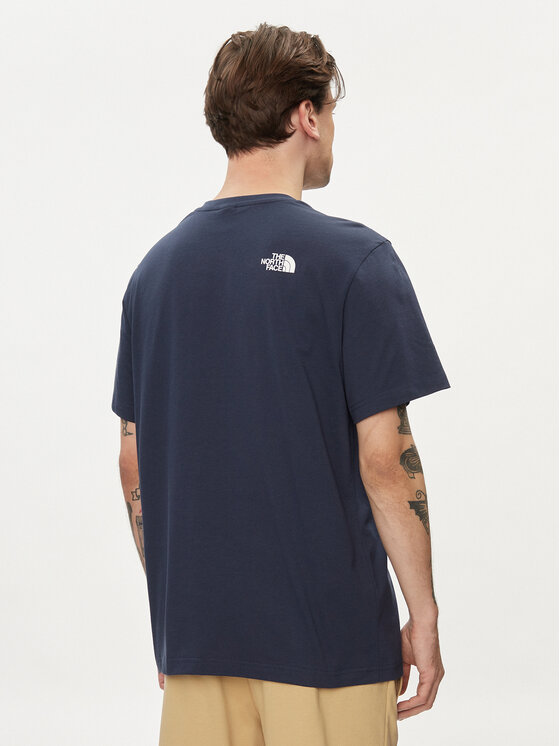 The North Face The North Face T-shirt Simple Dome NF0A87NG Blu scuro Regular Fit