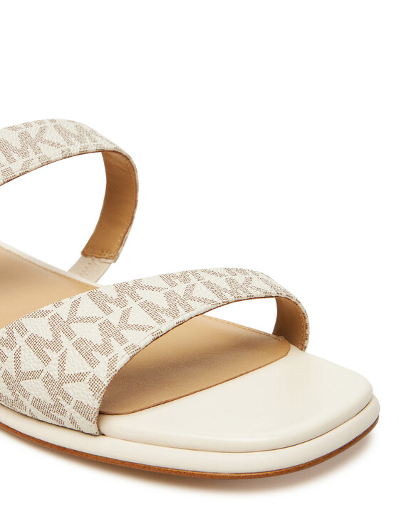 MICHAEL Michael Kors Şlapi MICHAEL Michael Kors Jaida 40S5JDFS1B Écru