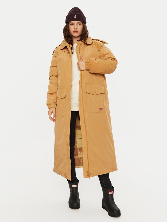 Hunter Hunter Демісезонний плащ HARW0014242 Коричневий Regular Fit