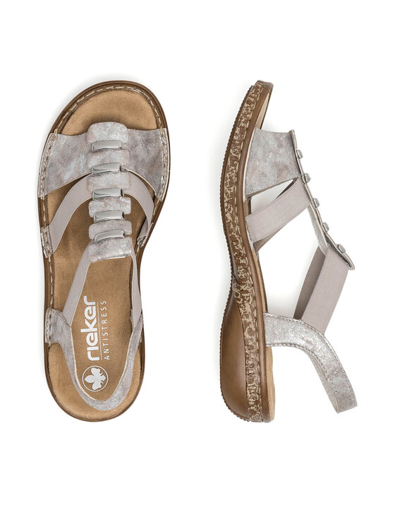 Rieker Sandali Rieker 62850-90 Beige