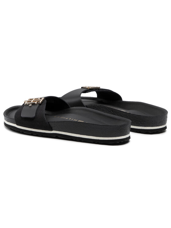 Tommy Hilfiger Ciabatte Tommy Hilfiger Th Molded Footbed Sandal FW0FW05622 Nero