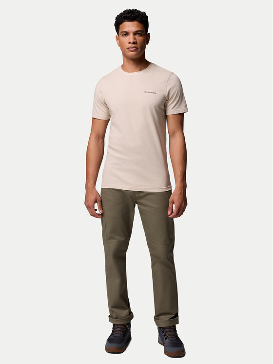 Columbia Columbia Camiseta Rapid Ridge 1934824 Beis Regular Fit