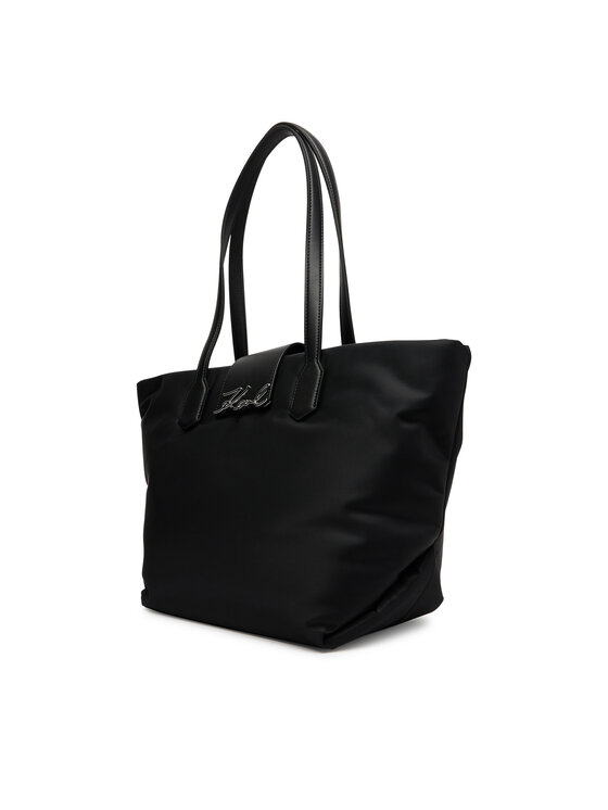 KARL LAGERFELD Ročna torba KARL LAGERFELD A3W30029 Črna
