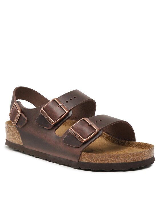 Birkenstock Босоніжки Birkenstock Milano 34871 Коричневий