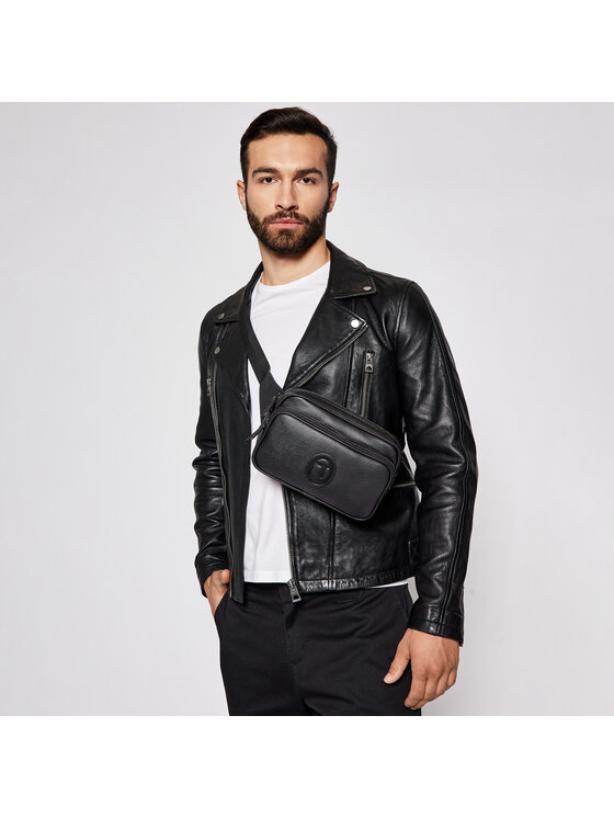 Trussardi Torbica za okrog pasu﻿ Trussardi 71B00246 Črna