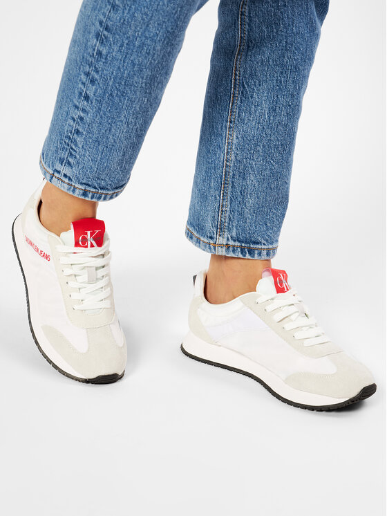 Calvin Klein Jeans Αθλητικά Calvin Klein Jeans Jill R8069 Λευκό