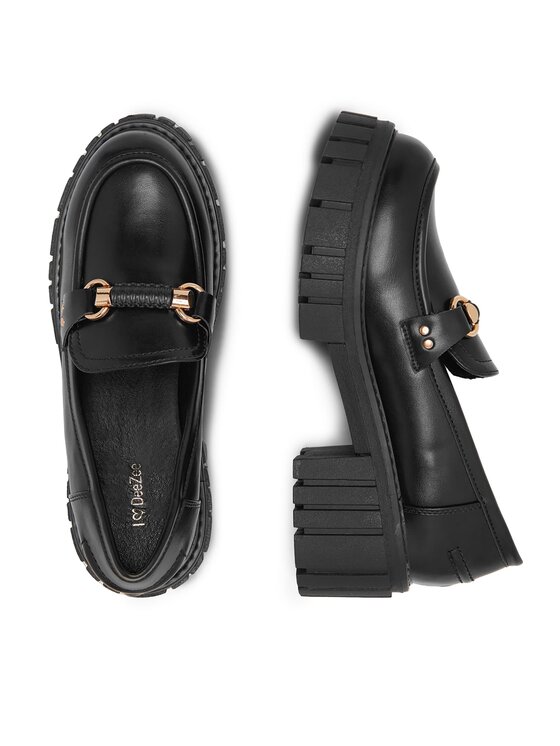 DeeZee Loafers DeeZee INGE WS5785-19 Negru