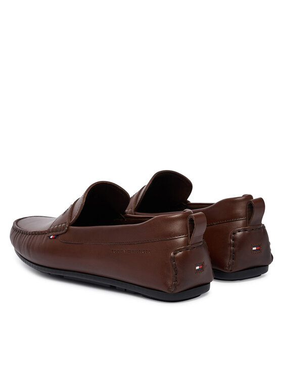 Tommy Hilfiger Мокасини Tommy Hilfiger Core Hilfiger Leather Driver FM0FM05790 Кафяв
