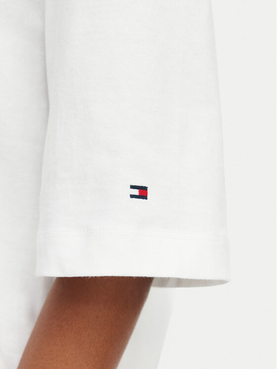 Tommy Hilfiger Tommy Hilfiger Camiseta Classic WW0WW50948 Blanco Relaxed Fit