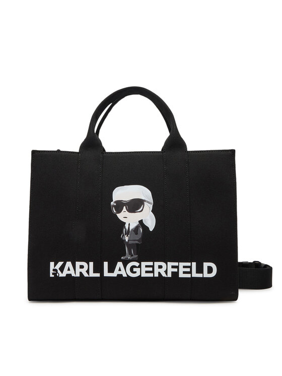 KARL LAGERFELD Rankinė KARL LAGERFELD A2W50047 Juoda