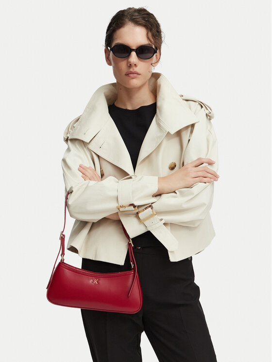 Calvin Klein Borsetta Calvin Klein Ck Small Shoulder Bag LV04F3170G Rosso