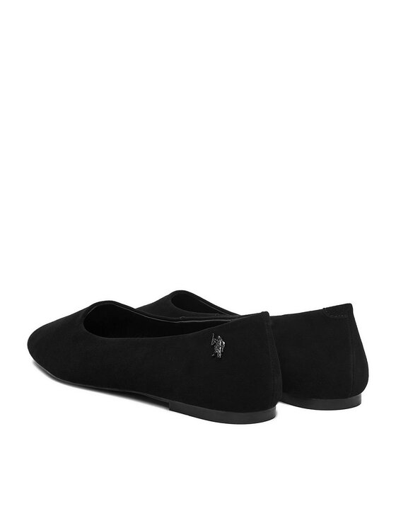 U.S. Polo Assn. Балетки U.S. Polo Assn. EO-AYOLY001W/6S1 Чорний