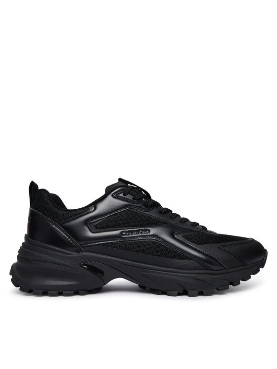 Calvin Klein Tenisice Calvin Klein Hike Runner Ckstripe Met Mix Mat HM0HM02341 Crna